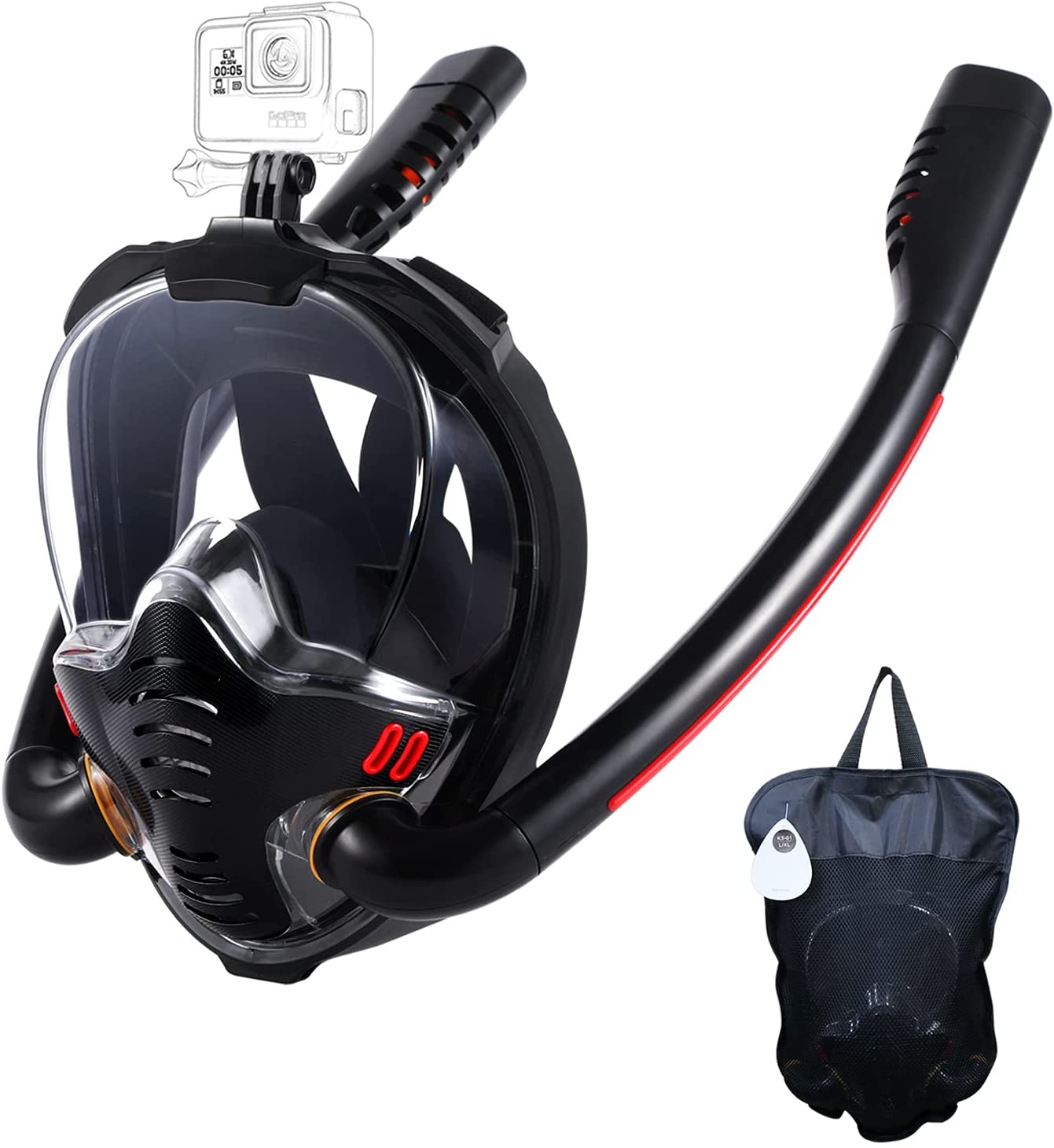 Crystal Clear Anti-Fog Snorkel Mask