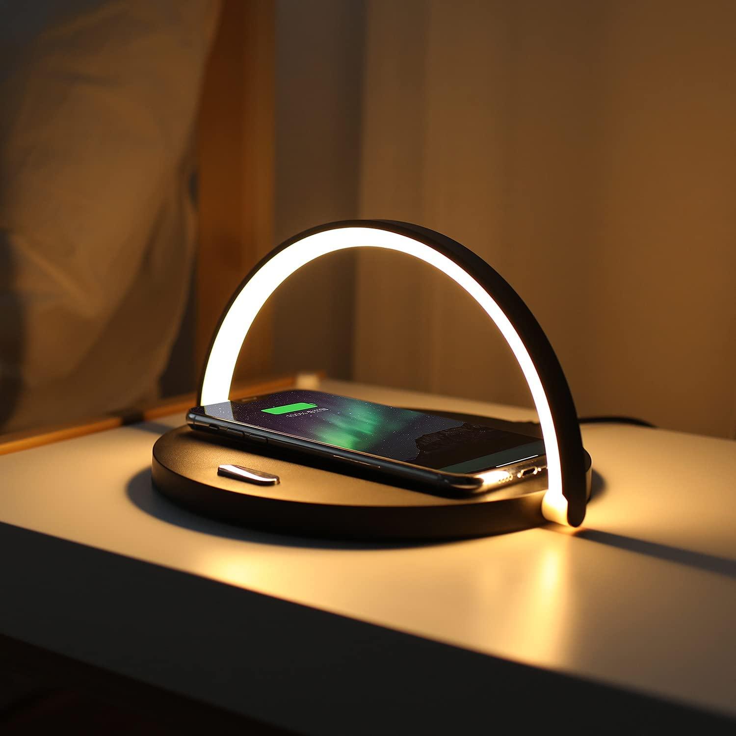 Compact LED Desk Charger Lamp - Luxicro
