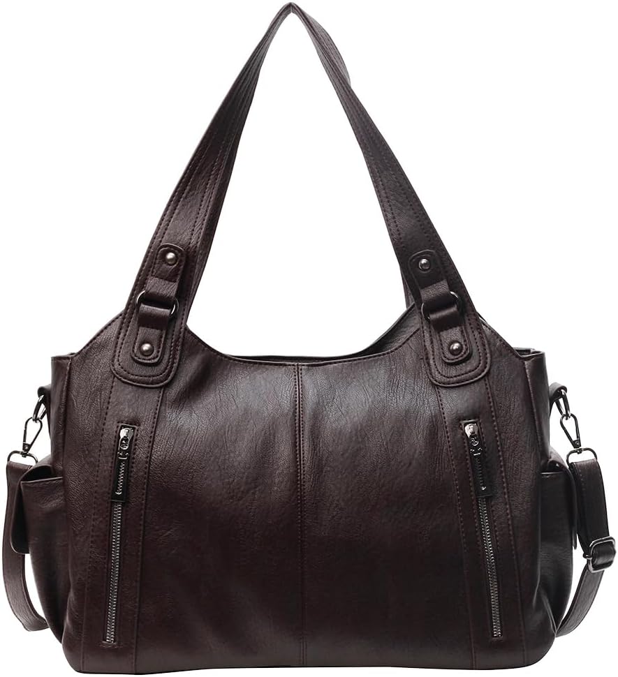 Stylish Fake Leather Shoulder Bag