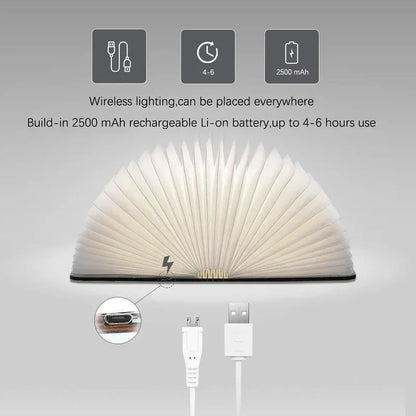 Rechargeable Mini Book Light Compact Lamp