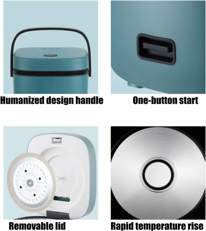 Compact Digital Rice Cooker with Steamer