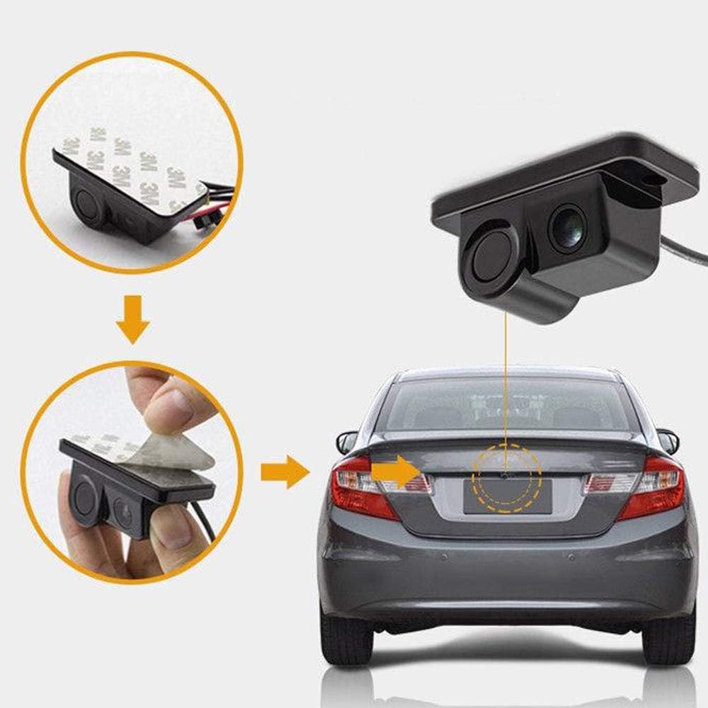 HD Car Backup Camera with Parking Sensor System