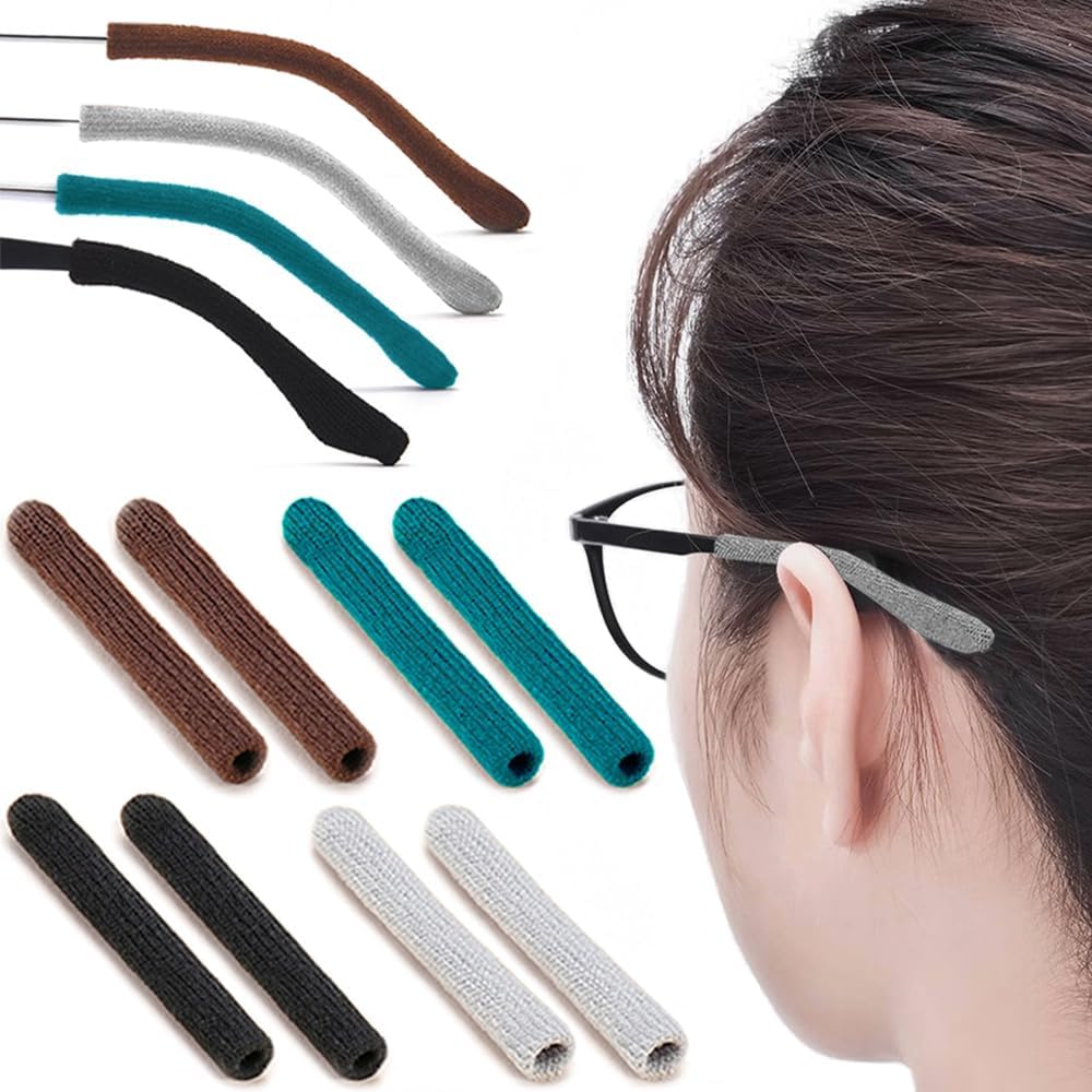 Soft Foam Ear Pads for Glasses 4-Pack
