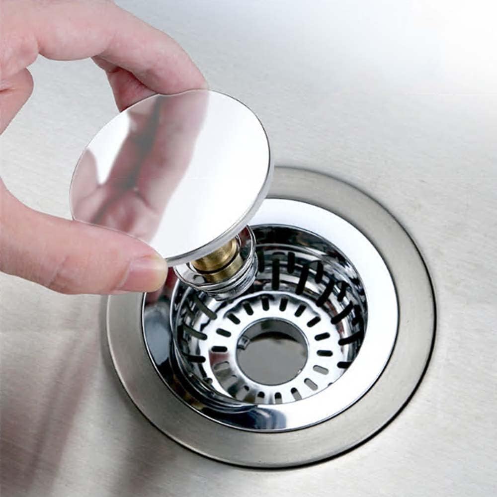 Easy Clean Sink Strainer for Clog Free Drains - Luxicro