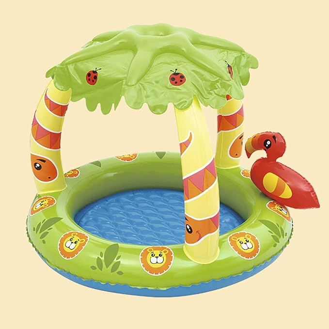 Fun Inflatable Pool with Sun Shelter