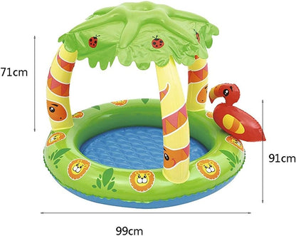 Fun Inflatable Pool with Sun Shelter