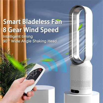 Portable Rechargeable Fan with Purifier and Remote Control