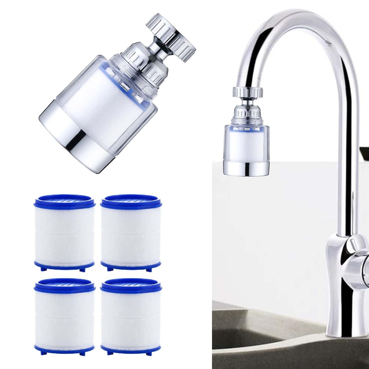 Simple Install Faucet Water Purifier Replacement