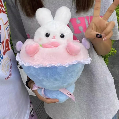 Cute Bunny Soft Plush Toy Bouquet