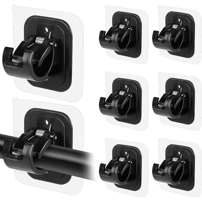 Simple Install Curtain Rod Holders No Drill Needed