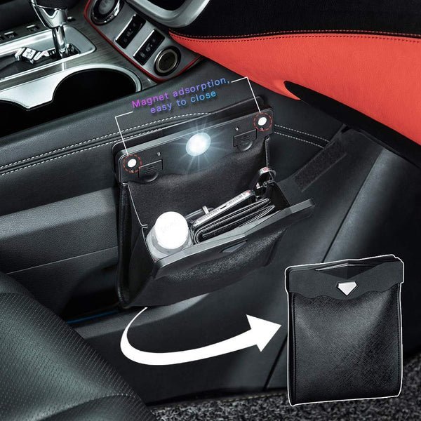 Small Car Trash Can - Portable Auto Garbage Bag