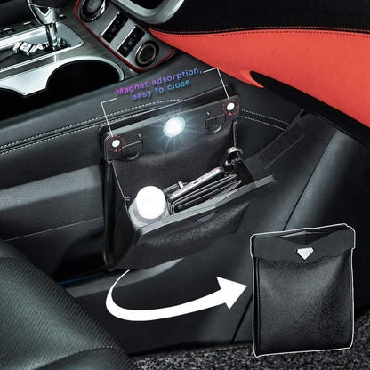 Small Car Trash Can - Portable Auto Garbage Bag
