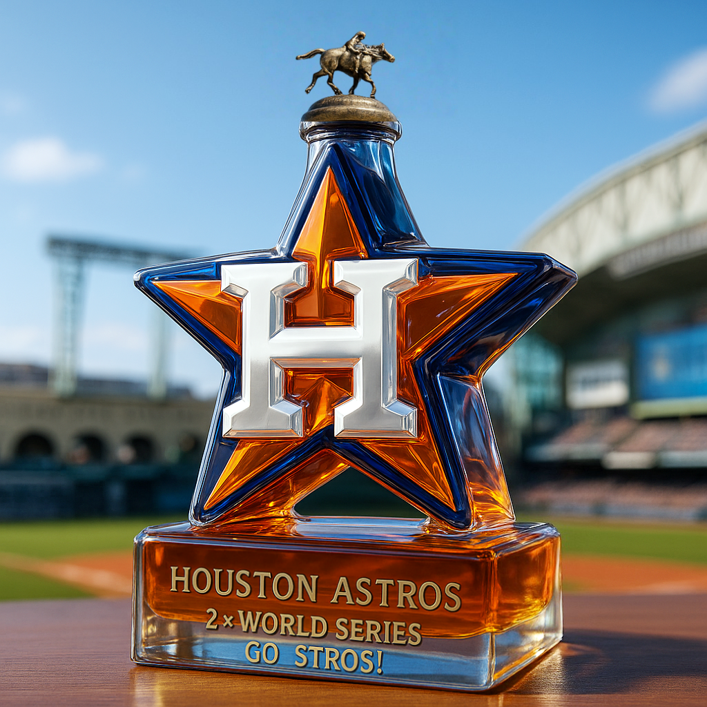 Authentic Astros Team Liquor Decanter