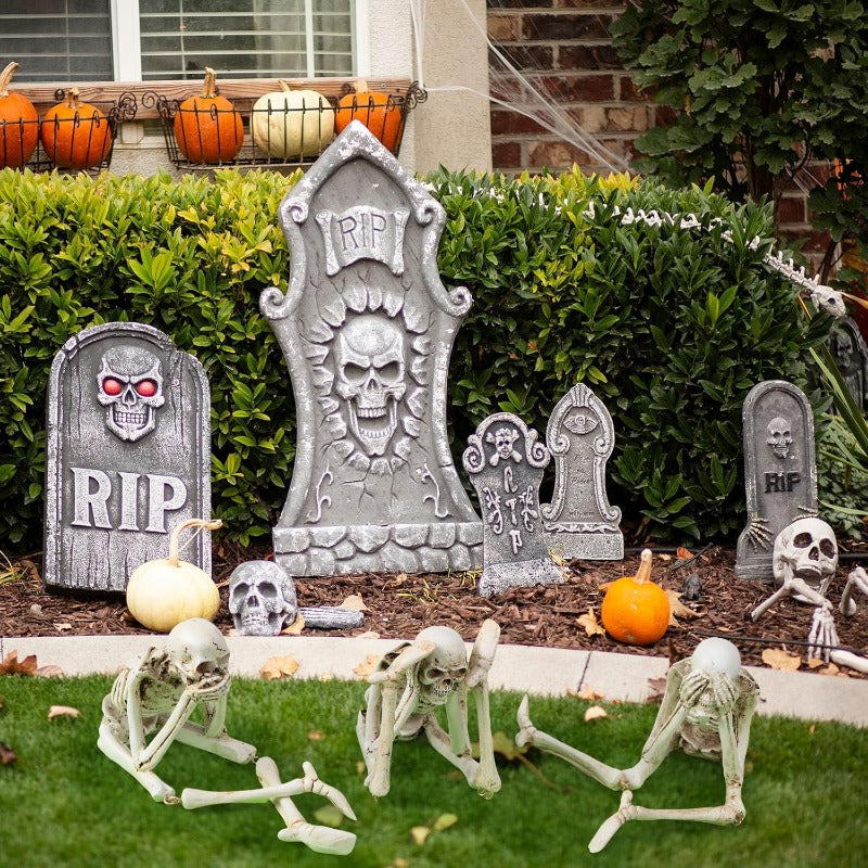 Creepy Decorative Skull Figurines