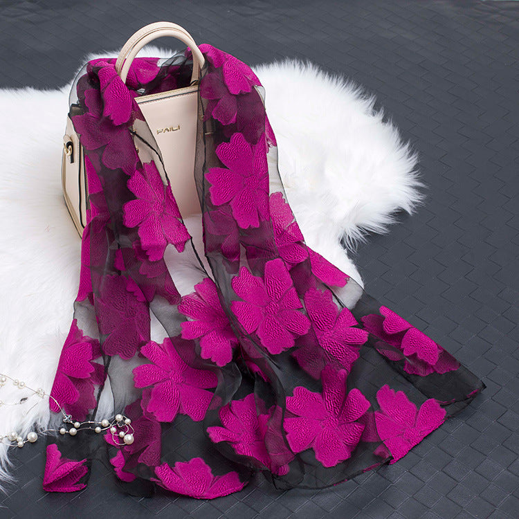 Beautiful Soft Floral Scarf