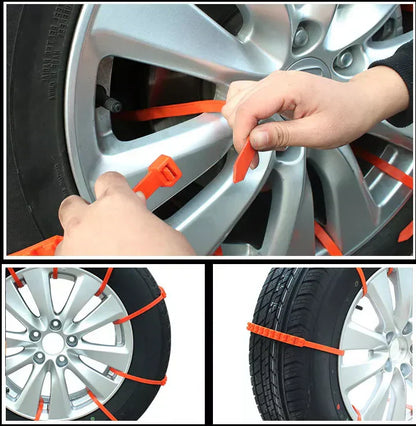 Cold Weather Auto Tire Snow Grip Set