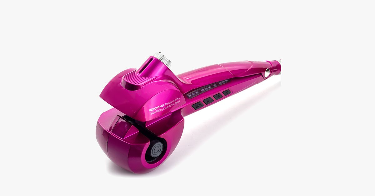 Easy Curl Ceramic Auto Hair Steamer for Beachy Waves