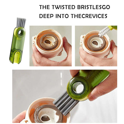 Multi Purpose U Shaped Water Bottle Cleaner Brush - Luxicro