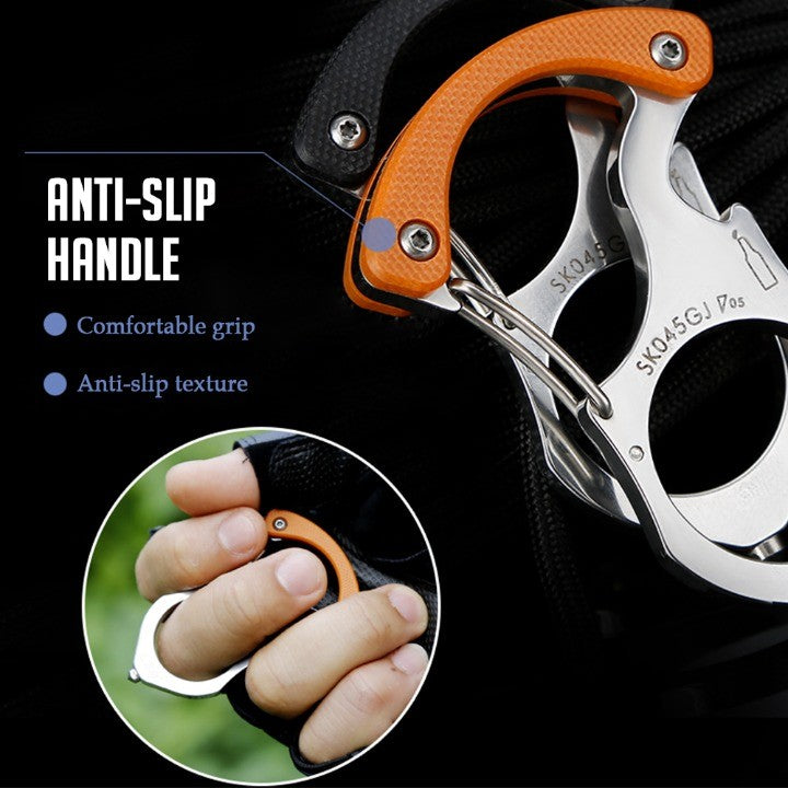 Tactical Outdoor Multi-Tool Keychain Ring