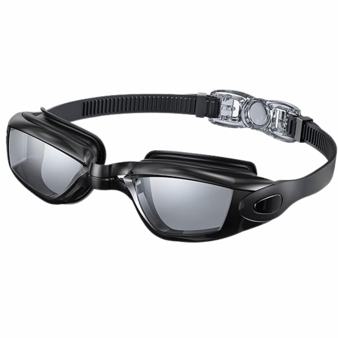 Crystal Clear Adult Swim Goggles