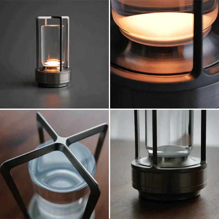 Elegant Clear Office Table Lamp