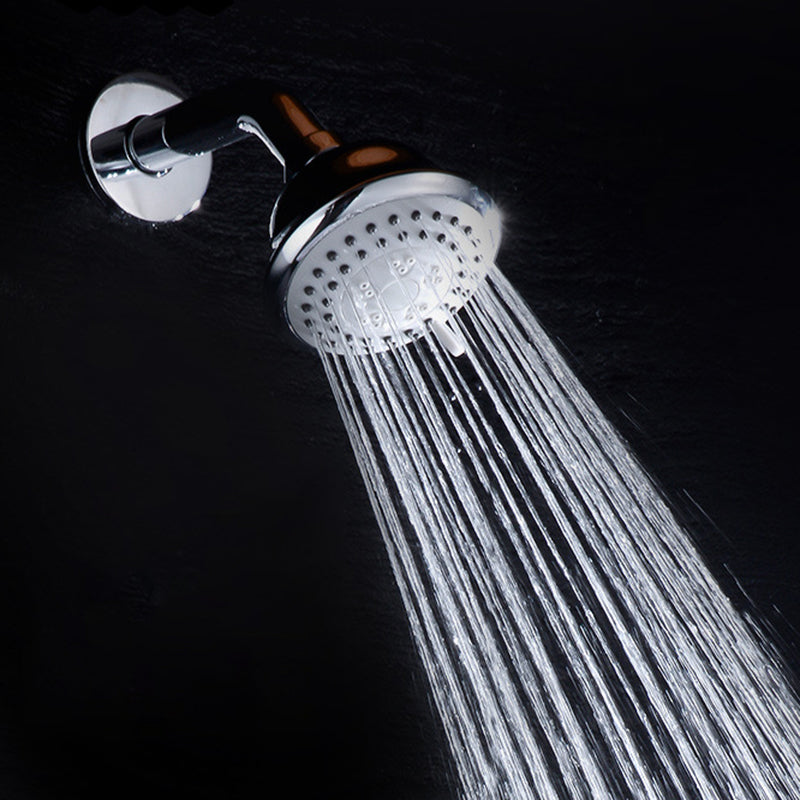 Silver Stainless Steel Wall Mount Round Shower Head