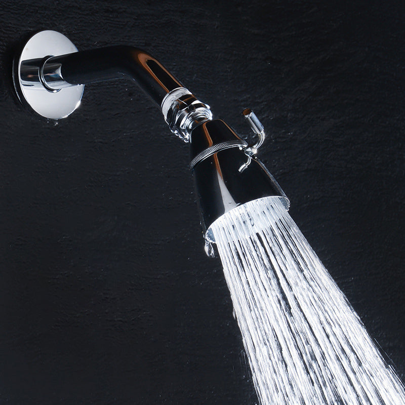 Silver Stainless Steel Wall Mount Round Shower Head