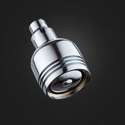 Silver Stainless Steel Wall Mount Round Shower Head