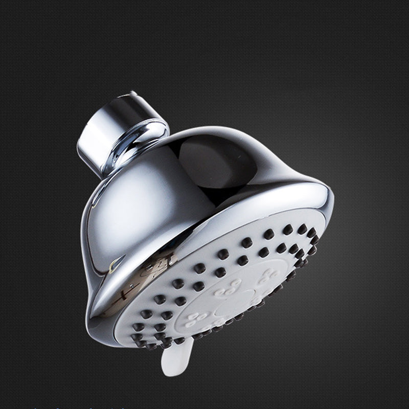 Silver Stainless Steel Wall Mount Round Shower Head