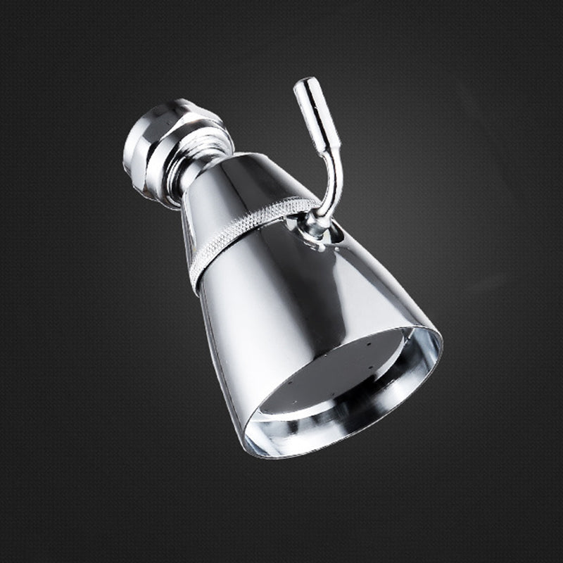 Silver Stainless Steel Wall Mount Round Shower Head