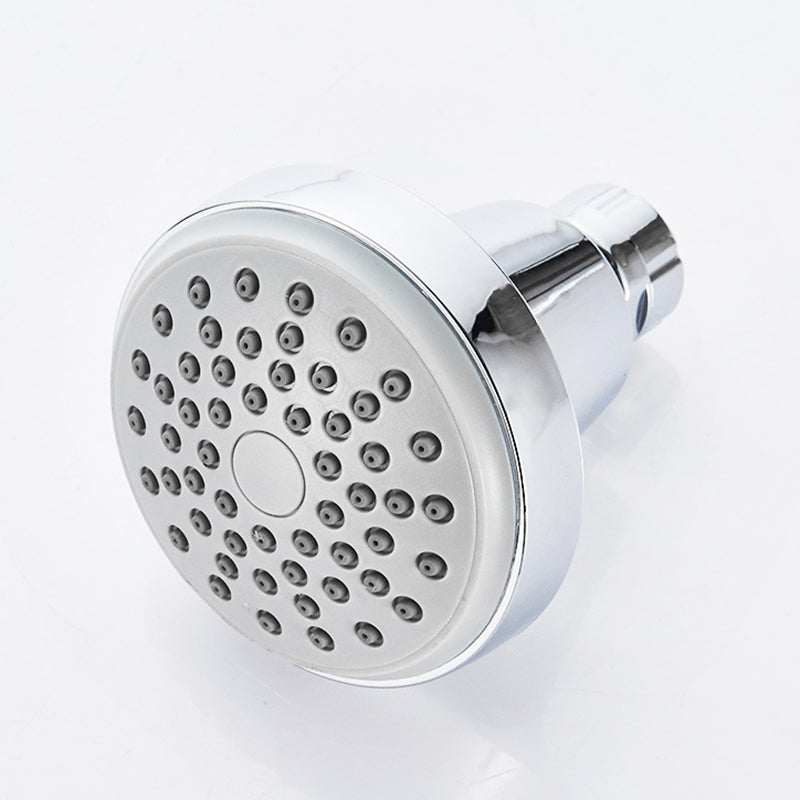 Silver Stainless Steel Wall Mount Round Shower Head