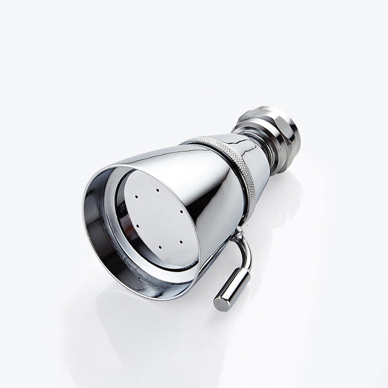 Silver Stainless Steel Wall Mount Round Shower Head