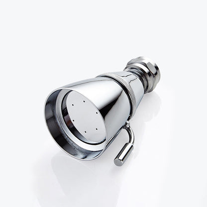 Silver Stainless Steel Wall Mount Round Shower Head