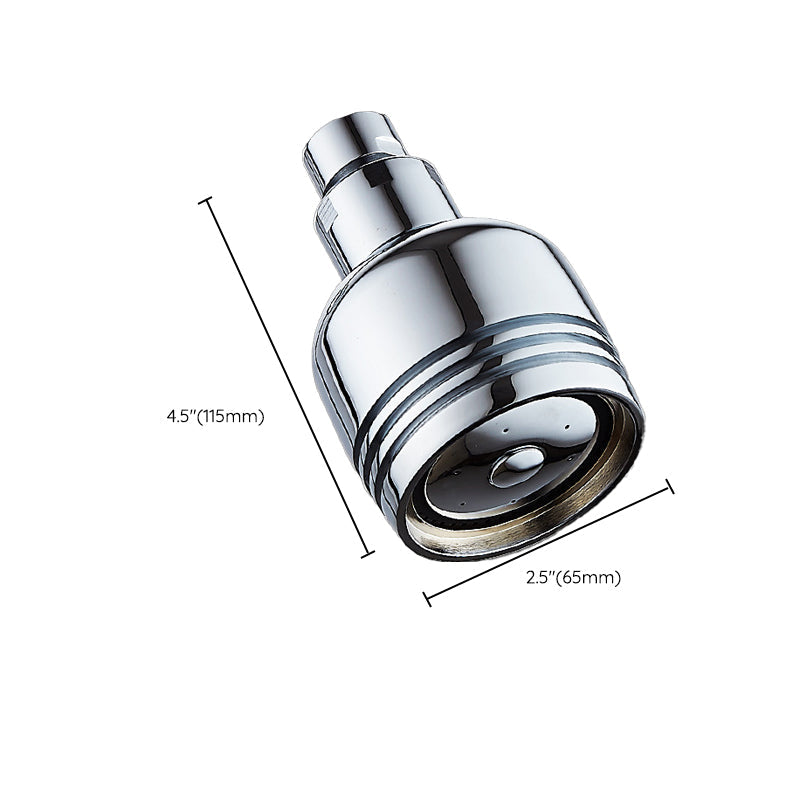 Silver Stainless Steel Wall Mount Round Shower Head