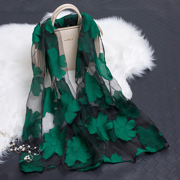 Beautiful Soft Floral Scarf