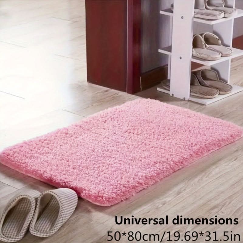 Plush Absorbent Bathroom Mat