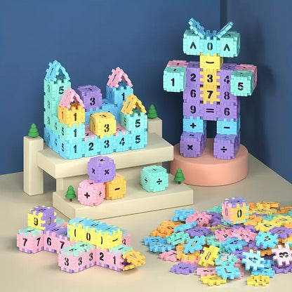 Learning Wooden Number Blocks Set