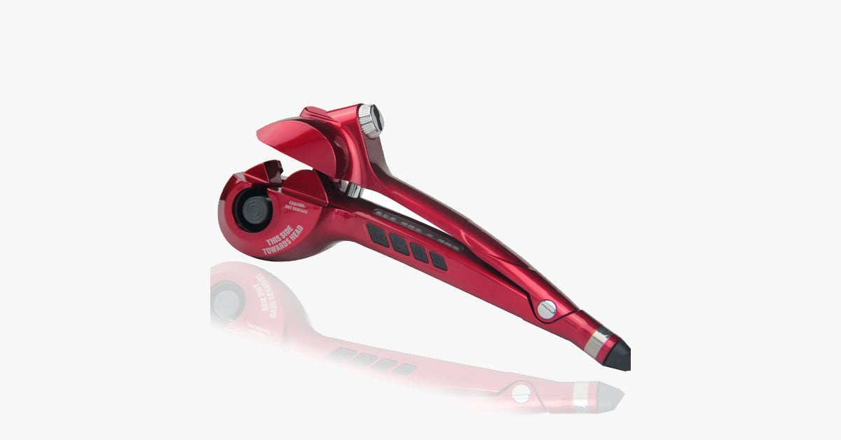 Easy Curl Ceramic Auto Hair Steamer for Beachy Waves - Luxicro