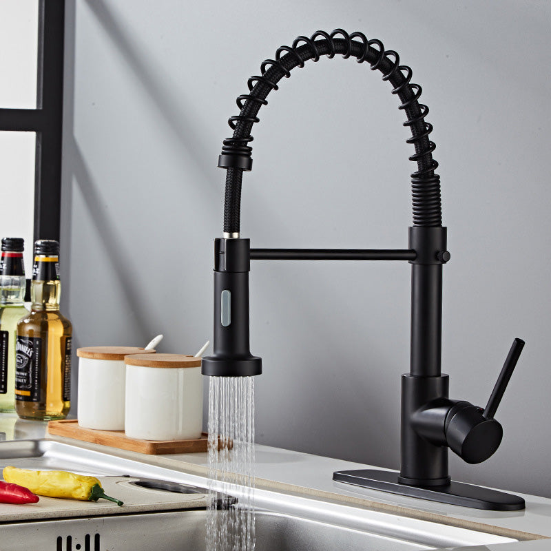 Premium 3-Function Brass Kitchen Sink Faucet Tap