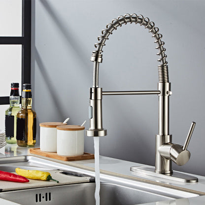 Premium 3-Function Brass Kitchen Sink Faucet Tap - Luxicro