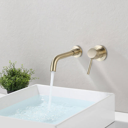 Contemporary One Handle Bathroom Sink Faucet