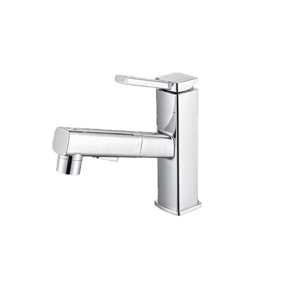 Stylish Lever Handle Kitchen Faucet with Rotating Spout