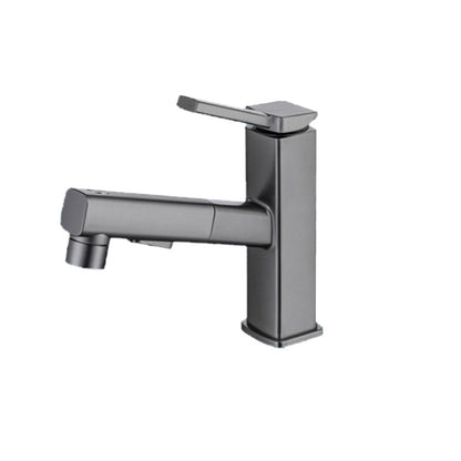Stylish Lever Handle Kitchen Faucet with Rotating Spout