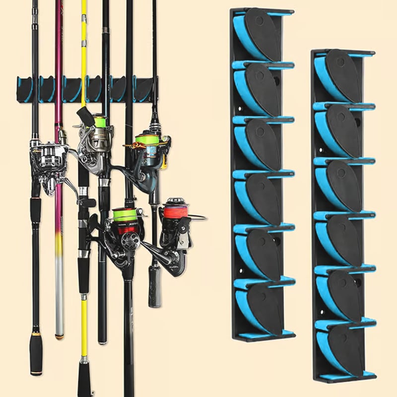 Fishing Gear Wall Mount Holder - Luxicro