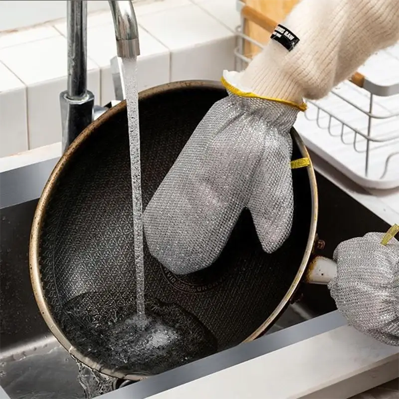 Durable Rubber Cleaning Work Gloves