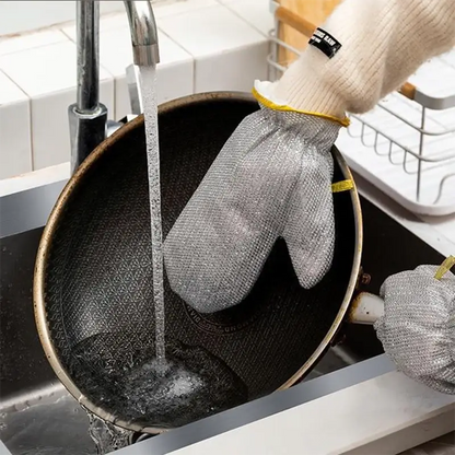 Durable Rubber Cleaning Work Gloves