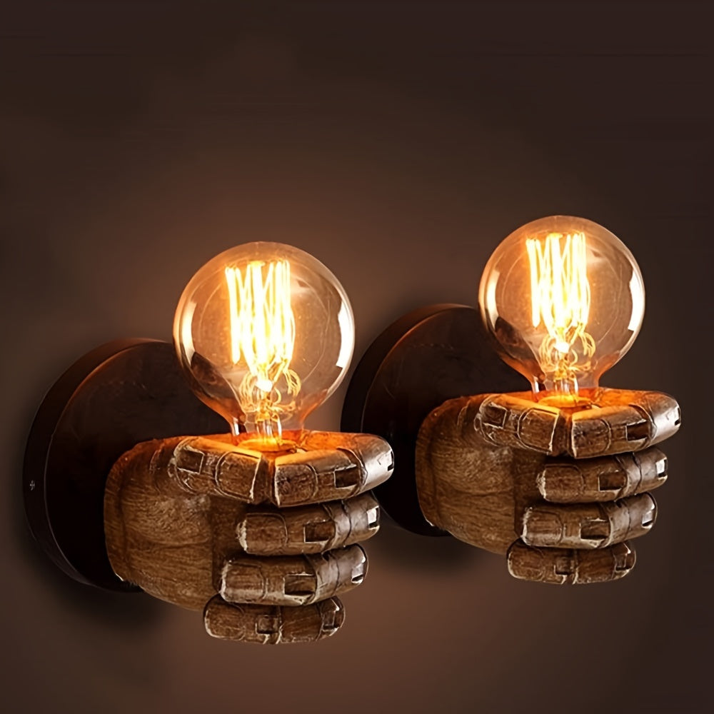 Vintage Metal Wall Lamp | Classic Edison Bulb Fixture - Luxicro