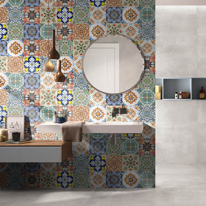 Colorful Easy Install Vinyl Floor Tiles