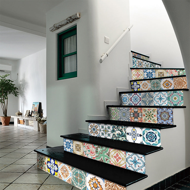 Colorful Easy Install Vinyl Floor Tiles