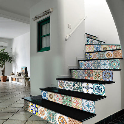 Colorful Easy Install Vinyl Floor Tiles